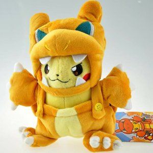 PikaChu Full Charizard Outfit Pokémon Plushie